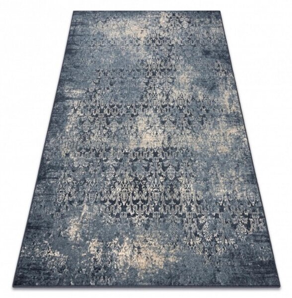 Vlnený kusový koberec Gohar modrý 80x150cm