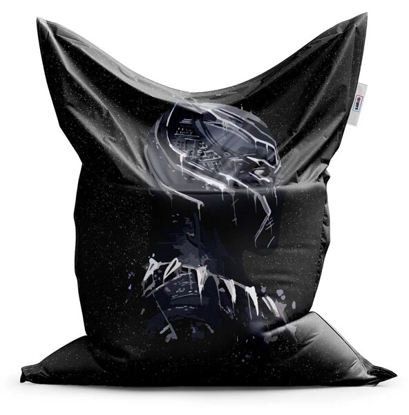 Sablio Sedací vak BLACK PANTHER z profilu Vesmír - 200x140 cm