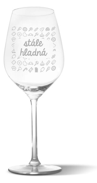 Sablio Pohár na víno Neustále hladná 49 cl