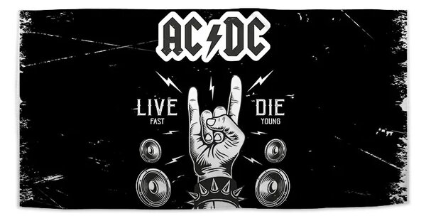 Sablio Uterák ACDC Live fast, die young - 30x50 cm