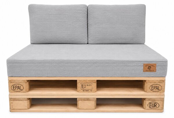 Paletové vankúše 120x80 cm, materiál: Cord | Kvalitné sedacie vankúše pre euro palety