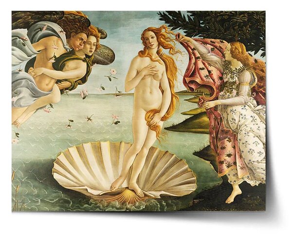 Sablio Plagát Zrodenie Venuše - Sandro Botticelli - 60x40 cm