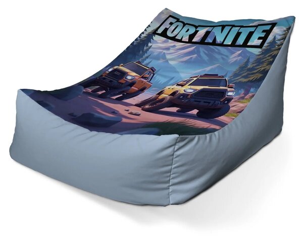 Sablio Sedací vak Lounge FORTNITE Off-road autá - 80 x 95 x 50 cm