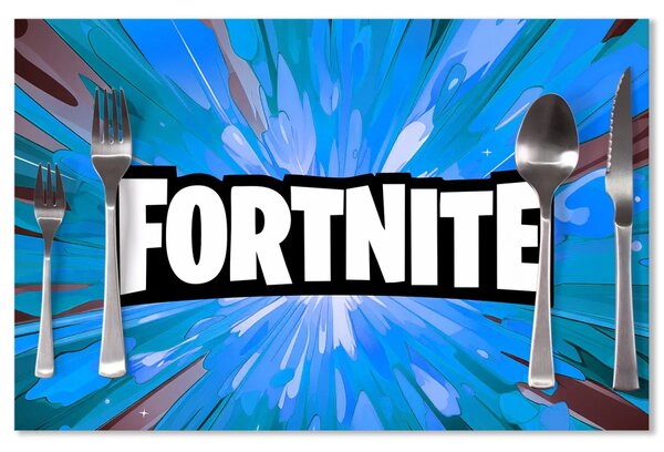 Sablio Prestieranie FORTNITE modrá: 40x30cm