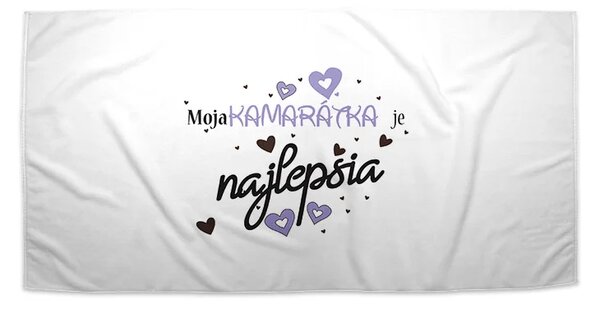 Sablio Uterák Moja kamarátka je najlepšia - 30x50 cm