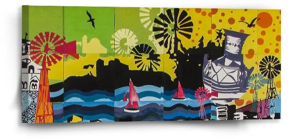 Sablio Obraz Maľba - 110x50 cm