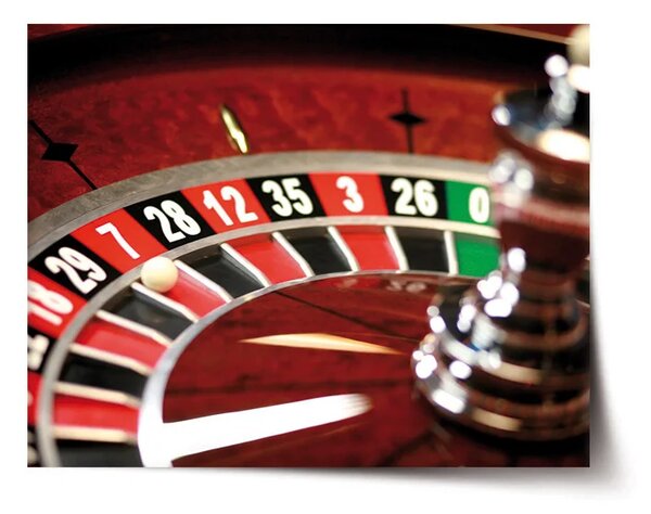 Sablio Plagát Ruleta - 60x40 cm