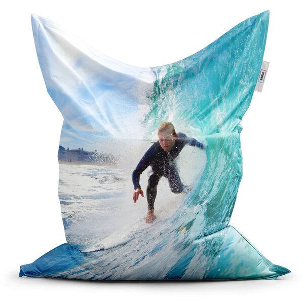 Sablio Sedací vak surfista na vlne - 150x100 cm