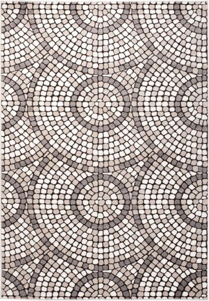 Kusový koberec Mozaika krémovo hnedý 240x340cm