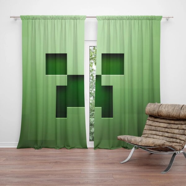Sablio Záves Green Blocks: 2 ks 140x250 cm