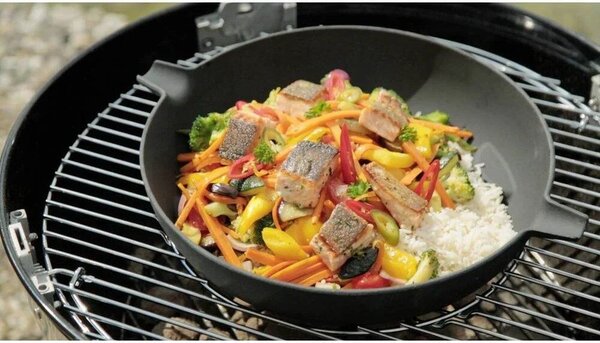 Grilovacia WOK panvica liatinová TEPRO 8580N