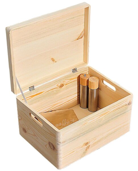 Úložný box s výklopným vekom 39 x 29 x 23 cm KESPER 69601