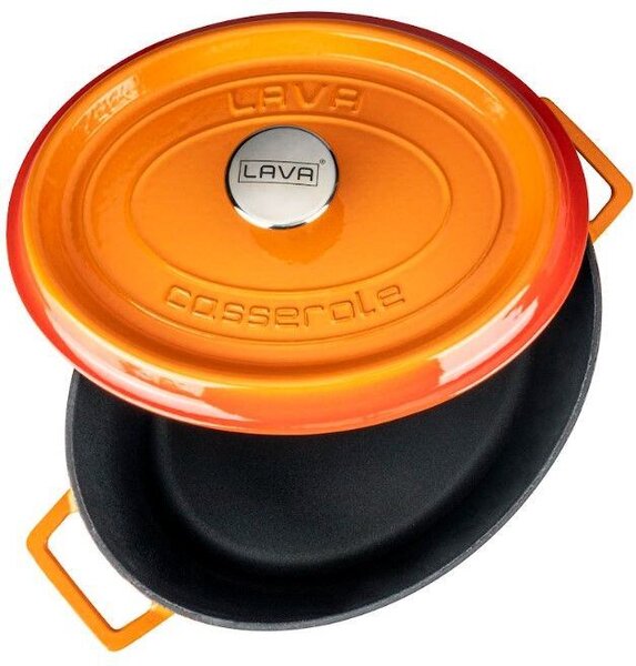Hrnec 7 l, liatinový, oranžový LAVA METAL LVOTC31K2OR