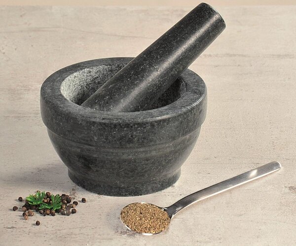 Hmoždíř s tĺčikom, Ø 16 cm, žula KESPER 71501