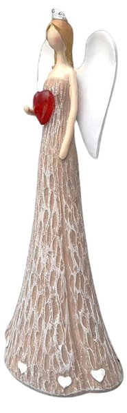 Anjel so svietiacim srdcom, 25 cm, polystón PRODEX KH21B8287A