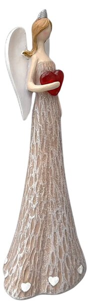 Anjel so svietiacim srdcom, 25 cm, polystón PRODEX KH21B8287A