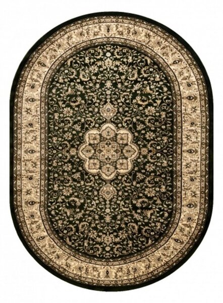 Kusový koberec Agas zelený ovál 200x290cm