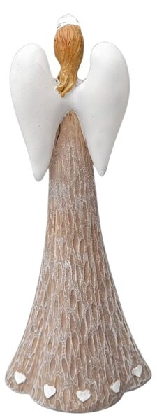 Anjel so svietiacim srdcom v dlaniach, 25 cm, polyston PRODEX KH21B8287