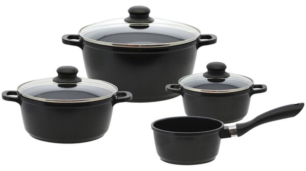 Black Cast Sada hrncov 4 ks, hliníkové ELO BASIC 62440