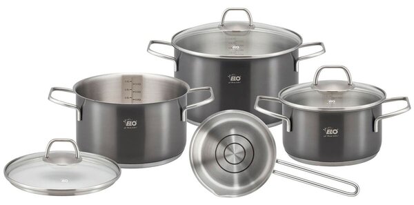 Twice Select Sada hrncov 4 ks, nerezové ELO 41400