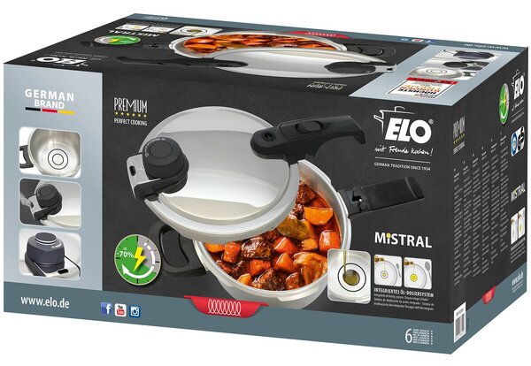 Mistral Tlakový hrniec 4,5 l ELO PREMIUM 88622