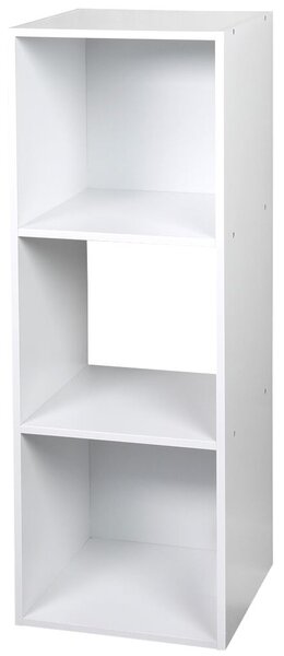 Polica s 3 priehradkami 31 × 91 × 30 cm, biela KESPER 15976