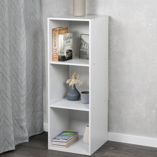 Polica s 3 priehradkami 31 × 91 × 30 cm, biela KESPER 15976