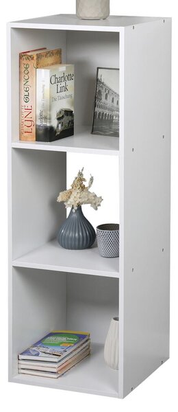 Polica s 3 priehradkami 31 × 91 × 30 cm, biela KESPER 15976
