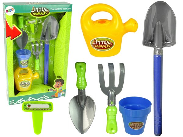 LEAN TOYS Záhradné náradie s rýľom