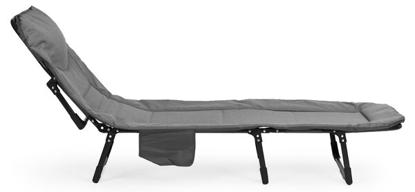 Turistické poľné lôžko 200x65 cm kanoe polohovateľná rozkladacia posteľ MultiGarden