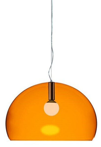 Kartell - Big Fl/y Závěsná Lampa Orange - Lampemesteren