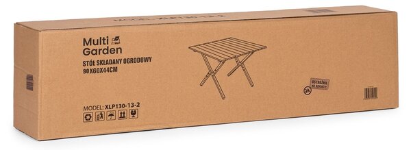MultiGarden Turistický skladací stôl 90x60 cm s taškou MultiGarden