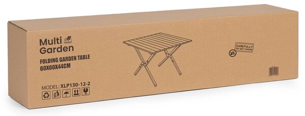 MultiGarden Turistický skladací stôl 60x60 cm - s taškou MultiGarden
