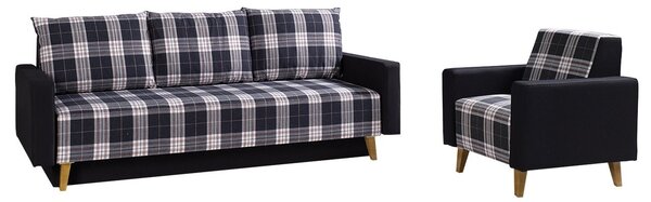 Mirjan24 Zostava sedacej súpravy Temero II, Dostupné poťahy: Gomez 12 + Lobox 05 5902928242157