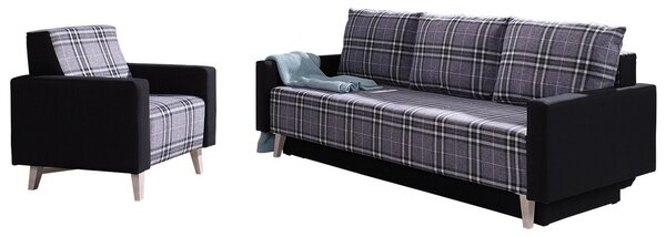 Mirjan24 Zostava sedacej súpravy Temero II, Dostupné poťahy: Gomez 12 + Lobox 05 5902928242157