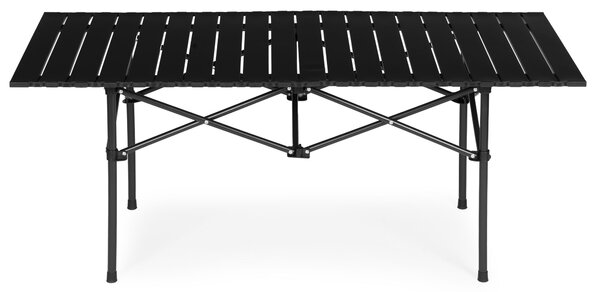 MultiGarden Skladací stôl 120x55 cm s taškou - čierny MultiGarden