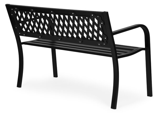 MultiGarden Záhradná lavička s ažurovým operadlom 120x50 cm MultiGarden