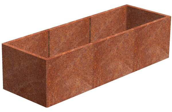 Alto Vyvýšený záhon 69 x 204 x 52 cm, corten CORGARDEN 1011