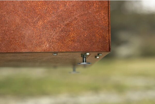 Cono Záhradný kvetináč 60 x 60 x 50 cm, corten CORGARDEN 1003