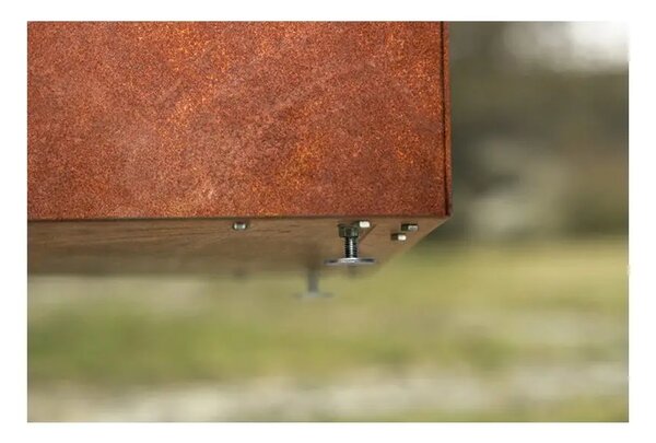 Line Záhradný kvetináč 60 x 120 x 50 cm, corten CORGARDEN 1007