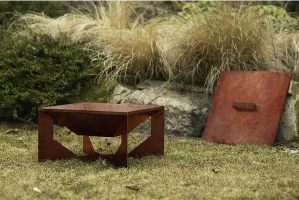 Vento Záhradné ohnisko 50 x 50 x 30 cm, corten CORGARDEN 1014