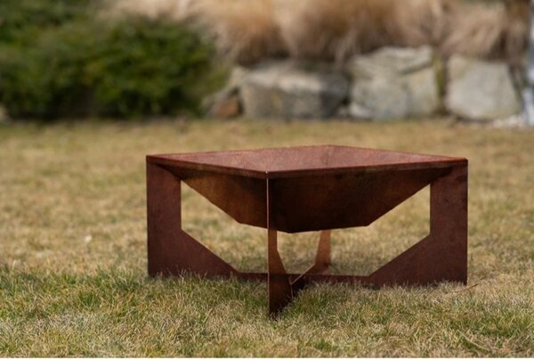 Vento Záhradné ohnisko 50 x 50 x 30 cm, corten CORGARDEN 1014