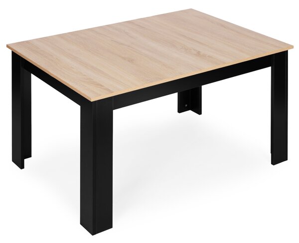 ModernHome Jedálenský stôl pre 4 osoby 120x80 cm - dub sonoma ModernHome