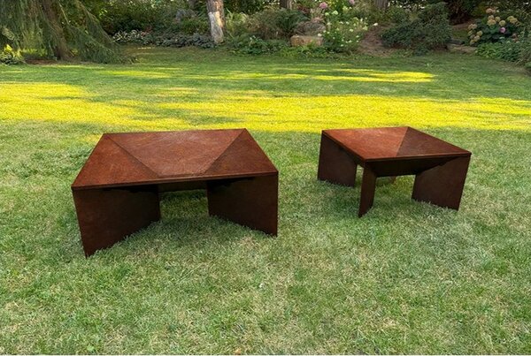 Fokus Záhradné ohnisko 50 × 50 × 30 cm, corten CORGARDEN 1016