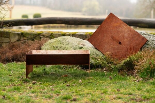 Strato Záhradné ohnisko 50 × 70 × 30 cm, corten CORGARDEN 1018