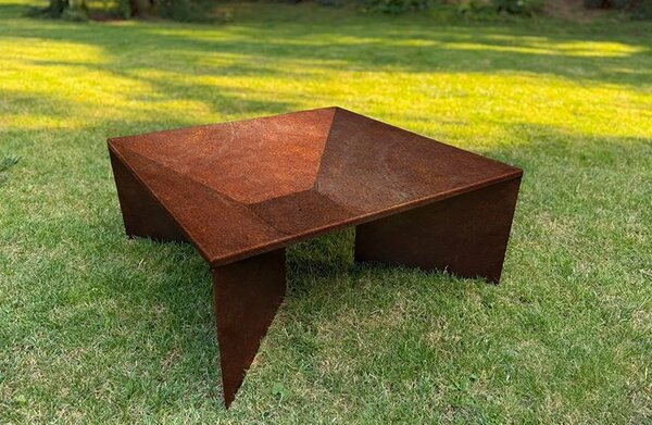 Fokus Záhradné ohnisko 70 x 70 x 30 cm, corten CORGARDEN 1017