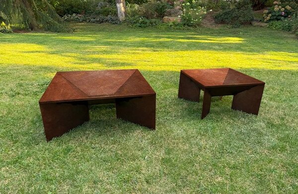 Fokus Záhradné ohnisko 70 x 70 x 30 cm, corten CORGARDEN 1017