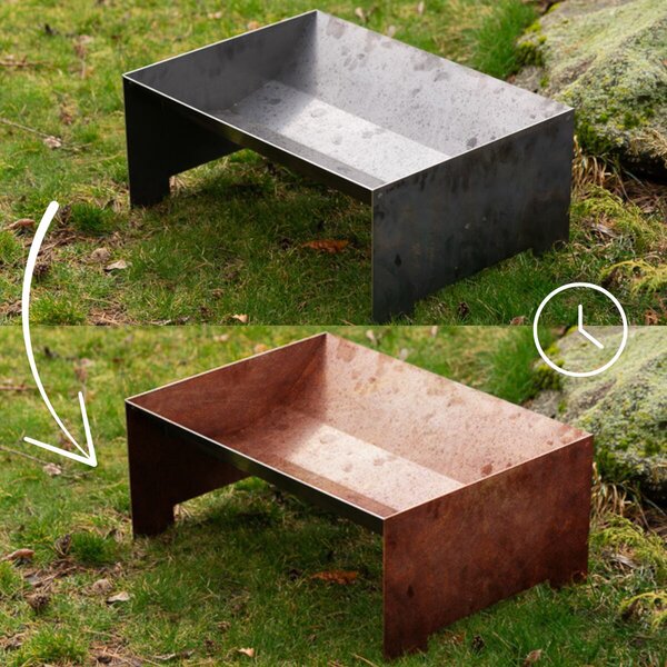Strato Záhradné ohnisko 50 × 70 × 30 cm, corten CORGARDEN 1018