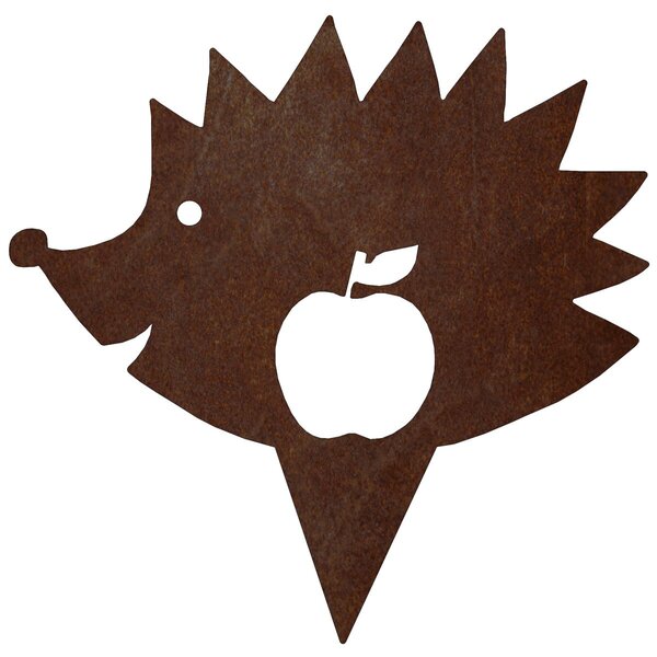 Záhradná dekorácia ježko 20 x 20 cm, corten CORGARDEN 1043