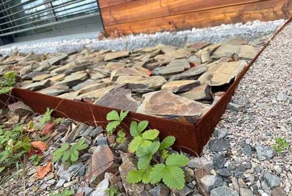 Modo Záhradný obrubník 142 x 14 cm, corten CORGARDEN 1023